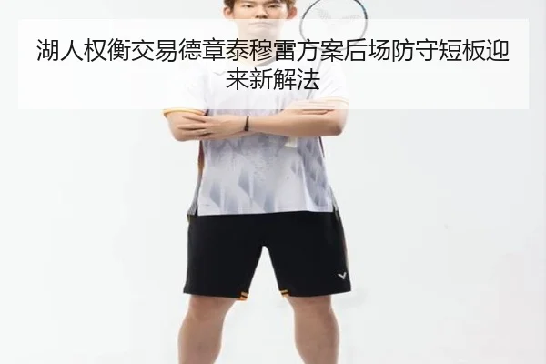 湖人权衡交易德章泰穆雷方案后场防守短板迎来新解法